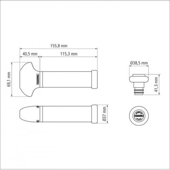 JOGO PARA VINHOS HARMONIZA COM BOMBA DE VACUO E TAMPAS 3 PECAS TRAMONTINA