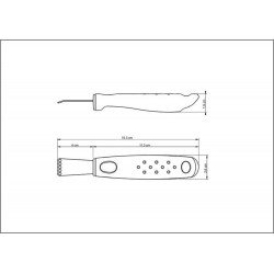 RASPADOR DE LIMAO UTILITA PRETO LAMINA DE ACO INOX E CABO DE POLIPROPILENO TRAMONTINA