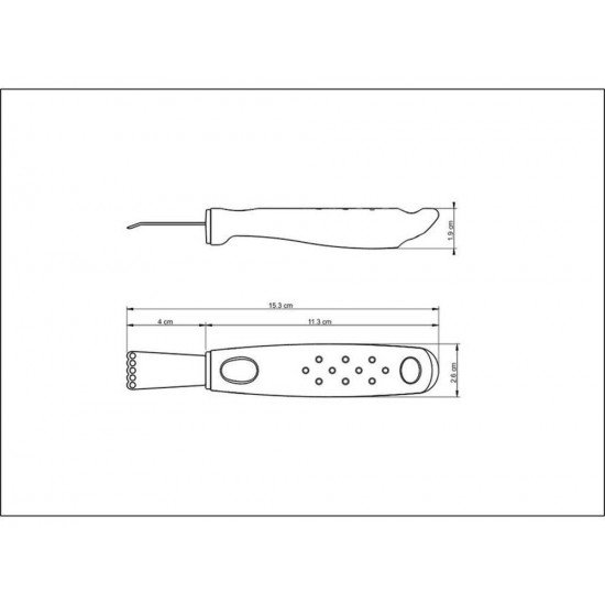 RASPADOR DE LIMAO UTILITA PRETO LAMINA DE ACO INOX E CABO DE POLIPROPILENO TRAMONTINA