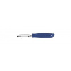 DESCASCADOR DE BATATAS MANUAL UTILITA EM ACO INOX COM CABO DE POLIPROPILENO AZUL TRAMONTINA