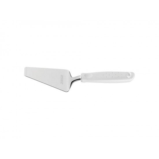 ESPATULA PARA PIZZA UTILITA BRANCOLAMINA DE ACO INOX E CABO DE POLIPROPILENO TRAMONTINA