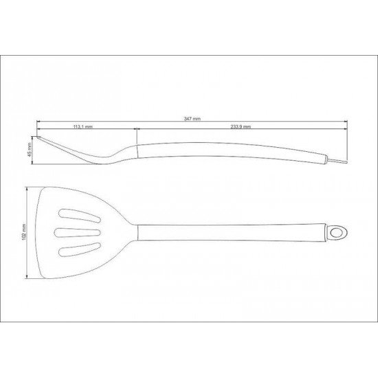 ESPATULA DE SILICONE APRECIATTA COM CABO EM ACO INOX SATINADO TRAMONTINA