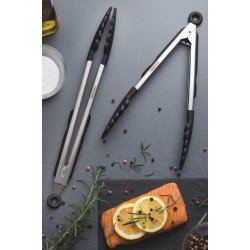 PEGADOR MULTIUSO APRECIATTA EM SILICONE COM CABO EM ACO INOX SATINADO TRAMONTINA