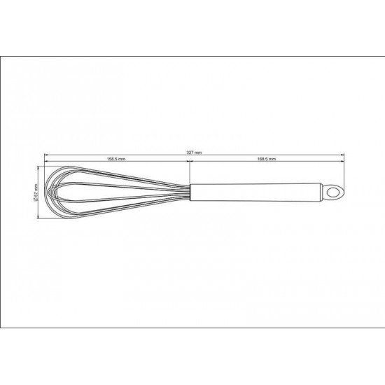 BATEDOR MANUAL APRECIATTA EM SILICONE COM CABO EM ACO INOX SATINADO TRAMONTINA