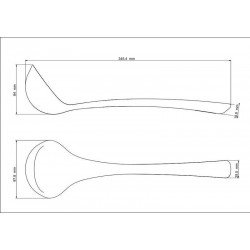 CONCHA LYON EM SILICONE CINZA TRAMONTINA