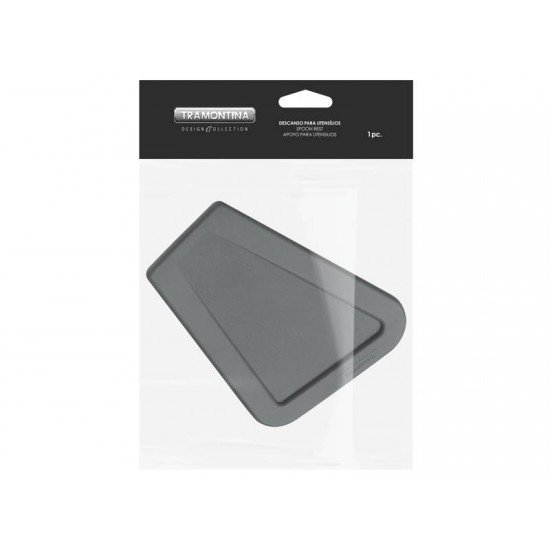 DESCANSO DE SILICONE PARA UTENSILIOS LYON CINZA TRAMONTINA
