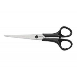 TESOURA PARA CABELEIREIRO 7 SUPERCORT PRETO LAMINA DE ACO INOX E CABO DE POLIPROPILENO TRAMONTINA