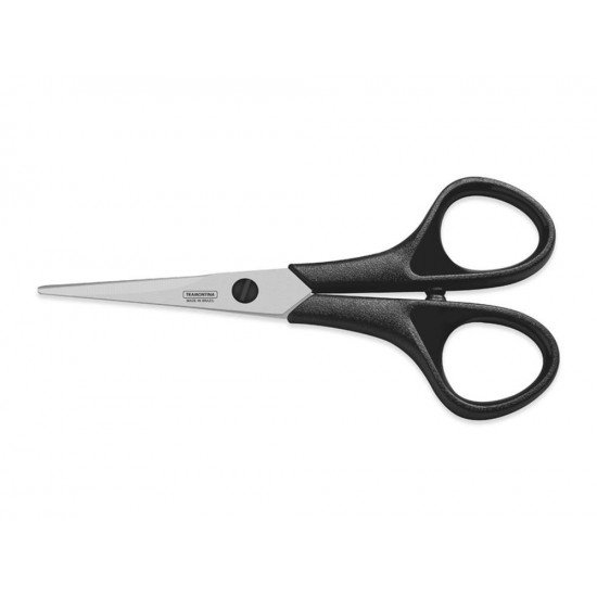 TESOURA PARA BORDADO 5 SUPERCORT PRETO LAMINA DE ACO INOX E CABO DE POLIPROPILENO TRAMONTINA