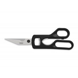 TESOURA MULTIUSO 9 SUPERCORT PRETO LAMINA DE ACO INOX E CABO DE POLIPROPILENO TRAMONTINA