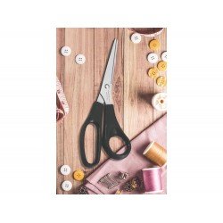 TESOURA PARA USO GERAL 7 SUPERCORT LARANJA LAMINA DE ACO INOX E CABO DE POLIPROPILENO TRAMONTINA