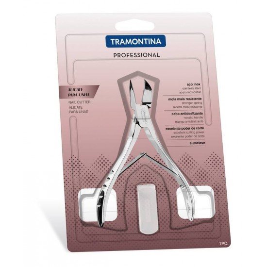 ALICATE DE UNHA EM ACO INOX TRAMONTINA