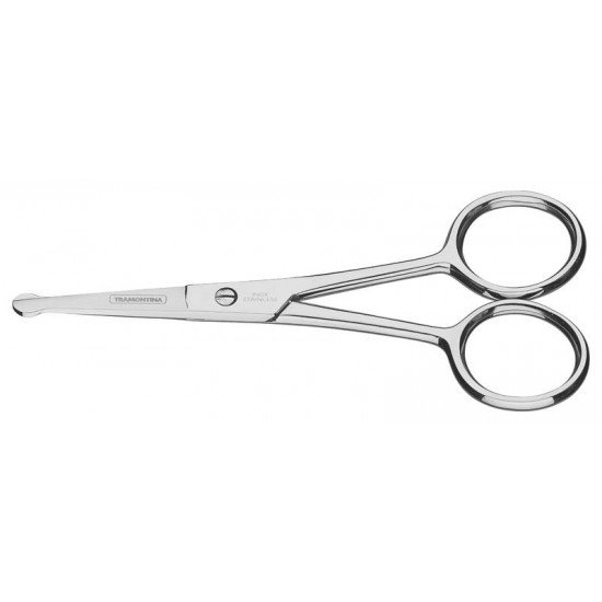 TESOURA DE PELOS E UNHA PARA BEBES EM ACO INOX 4 TRAMONTINA