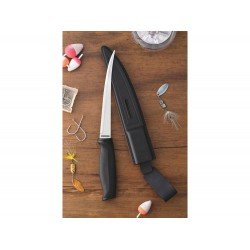 FACA ESPORTE PARA FILETEAR 6 FISH PRETO LAMINA DE ACO INOX E CABO DE POLIPROPILENO TRAMONTINA