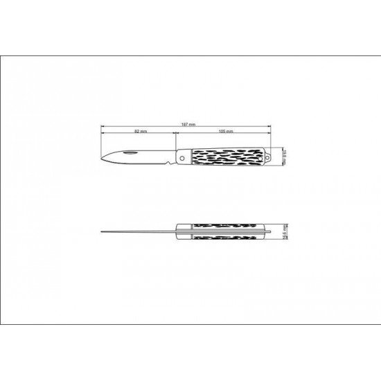 CANIVETE TRAMONTINA COM LÂMINA EM AÇO INOX E CABO ABS 3