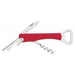 SACA ROLHAS ABRIDOR VERMELHO LAMINA DE ACO INOX E CABO DE ABS TRAMONTINA