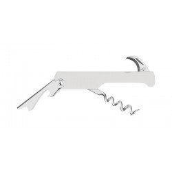 SACA-ROLHAS COM ABRIDOR BRANCO EM ACO INOX COM CABO ABS TRAMONTINA