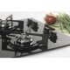 FOGAO COOKTOP FISCHER 4Q FIT LINE GAS MESA VIDRO PRETO