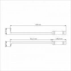 GANCHO PARA CHURRASCO TRAMONTINA COM LÂMINA EM AÇO INOX E CABO DE MADEIRA NATURAL 55 CM