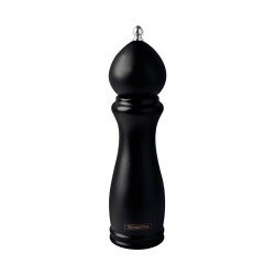 MOEDOR DE PIMENTA E SAL TRAMONTINA CHURRASCO BLACK EM CERÂMICA COM RECIPIENTE DE MADEIRA 8