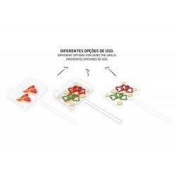 GRELHA PARA VEGETAIS GRELHA DE ACO INOX TRAMONTINA