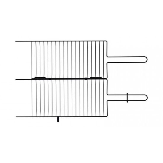 GRELHA TRAMONTINA CHURRASCO BLACK EM AÇO CARBONO NITROCARBONETADO