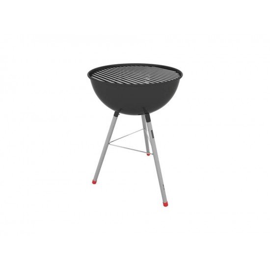 CHURRASQUEIRA A CARVAO TCP 450 PRETO PECAS DE ACO INOX E ACO CORBONO ESMALTADO TRAMONTINA