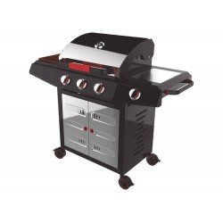 CHURRASQUEIRA A GAS TGP 4700 MISTO PECAS FERRO FUNDIDO ESMALTADO ACO INOX E ACO CARBONO TRAMONTINA