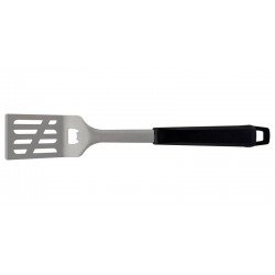 ESPÁTULA TRAMONTINA CHURRASCO BLACK COM LÂMINA EM AÇO INOX E CABO DE POLIPROPILENO PRETO COM ABRIDOR DE GARRAFAS