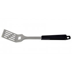 ESPÁTULA TRAMONTINA CHURRASCO BLACK COM LÂMINA EM AÇO INOX E CABO DE POLIPROPILENO PRETO COM ABRIDOR DE GARRAFAS