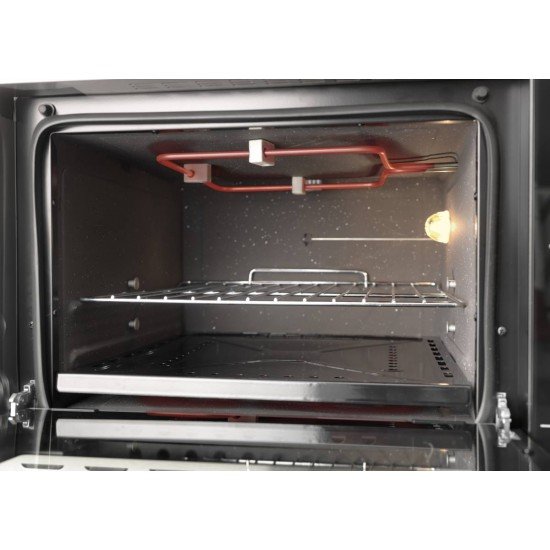 FORNO ELETRICO FISCHER FIT LINE EMBUTIR 44L FRONTAL INOX