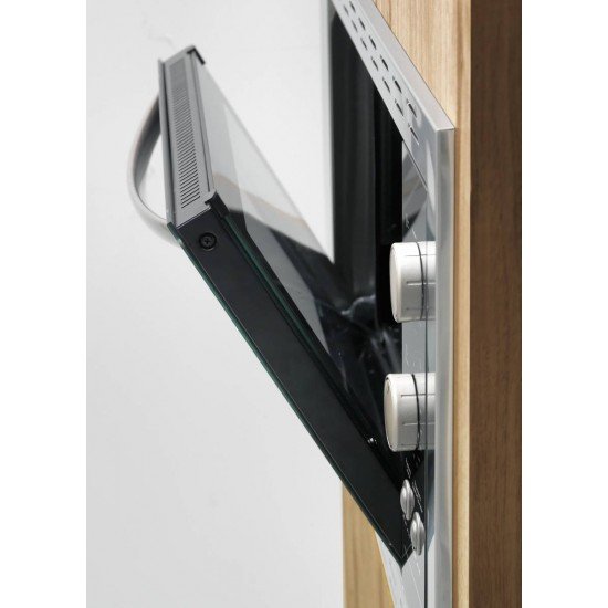 FORNO ELETRICO FISCHER FIT LINE EMBUTIR 44L FRONTAL INOX