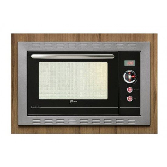 FORNO ELETRICO FISCHER GRATINATTO EMBUTIR 44L FRONTAL INOX