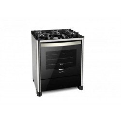 FOGÃO DE PISO FISCHER 5Q GRAND CHEFF GÁS INOX C GRILL