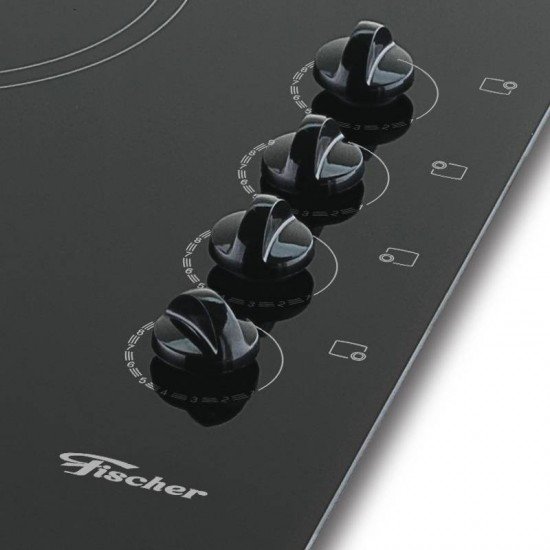FOGAO COOKTOP FISCHER 4 BOCAS ELETRICO MESA VITROCERAMICA  220V