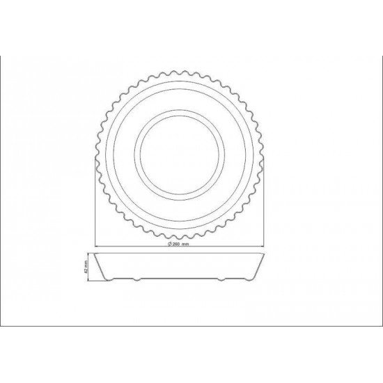 FORMA PARA BOLO VERMONT EM ALUMINIO COBRE ANTIADERENTE STARFLON T1 GRAFITE 26 CM 1,8 L TRAMONTINA