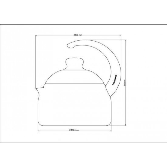 CHALEIRA VERMONT EM ALUMINIO COBRE ANTIADERENTE STARFLON T1 CABO BAQUELITE GRAFITE 1,9 L TRAMONTINA