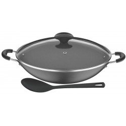 WOK DE ALUMINIO COM REVESTIMIENTO INTERNO DE ANTIADERENTE 32CM TRAMONTINA