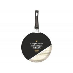 PANQUEQUEIRA TAPIOQUEIRA 22CM MY LOVELY MISTO ALU COM REVES ANTIADERENTE E SILICONE TRAMONTINA