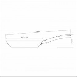 FRIGIDEIRA EM ALUMINIO STARFLON MAX E EXTERNO DE SILICONE ESTAMPADO VERDE 22 CM 1 L TRAMONTINA