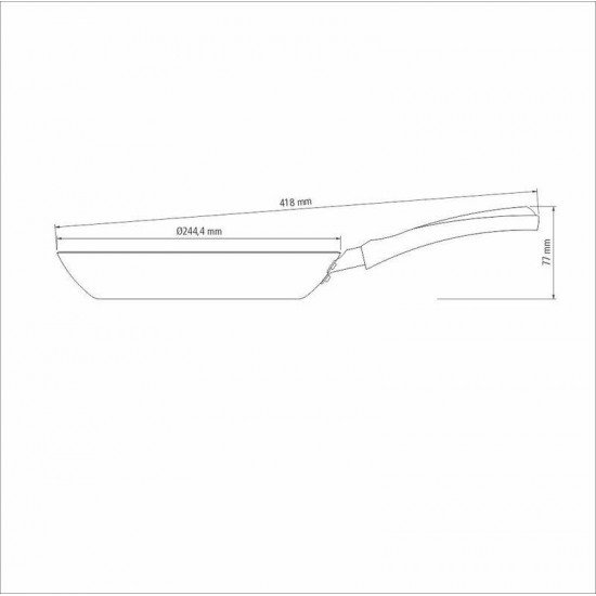 FRIGIDEIRA EM ALUMINIO STARFLON MAX E EXTERNO DE SILICONE ESTAMPADO ROSA 24 CM 1,2 L TRAMONTINA