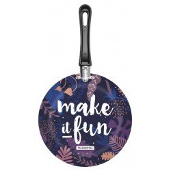 FRIGIDEIRA EM ALUMINIO STARFLON MAX E EXTERNO DE SILICONE ESTAMPADO AZUL 24 CM 1,2 L TRAMONTINA