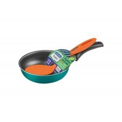 FRIGIDEIRA P OVO 13CM MAIS ESPATULA BREAKFAST VERDE ALU COM REVESTIMENTO ANTIADERENTE TRAMONTINA