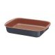 ASSADEIRA FUNDA 28CM 2,9L BAKERY CINZA ALUMINIO COM REV ANTIADERENTE E POLIESTER TRAMONTINA