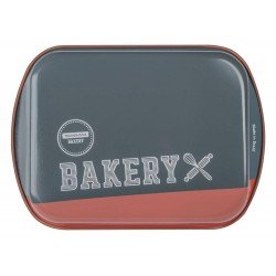 ASSADEIRA RASA 28CM 1,9L BAKERY CINZA ALUMINIO COM REVESTIMENTO ANTIADERENTE E POLIESTER TRAMONTINA