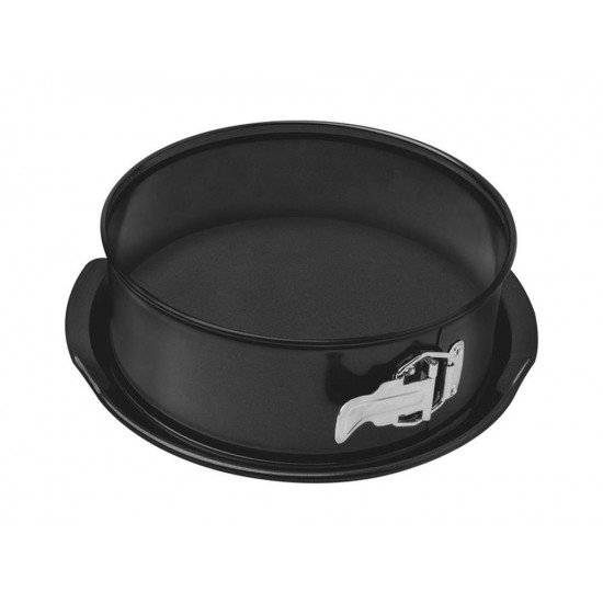 FORMA COM FUNDO REMOVIVEL 24CM BAKERY CINZA ACO CARBONO COM REVESTIMENTO ANTIADERENTE TRAMONTINA