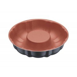 FORMA PARA BOLO 24CM BAKERY CINZA ALUMINIO COM REVESTIMENTO ANTIADERENTE TRAMONTINA