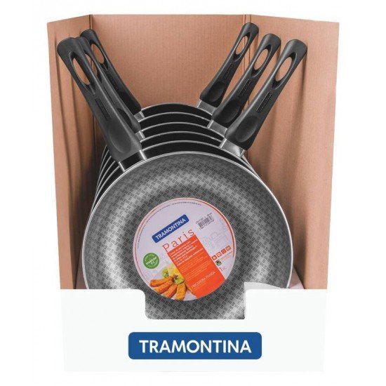 FRIGIDEIRA FUNDA DE ALUMINIO COM REVESTIMENTO INTERNO DE ANTIADERENTE 28CM TRAMONTINA