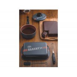 KIT PARA BOLO E COBERTURA 4 PEÇAS BAKERY CINZA SORTIDOS DE UTENSILIOS PARA USO DOMESTICO TRAMONTINA