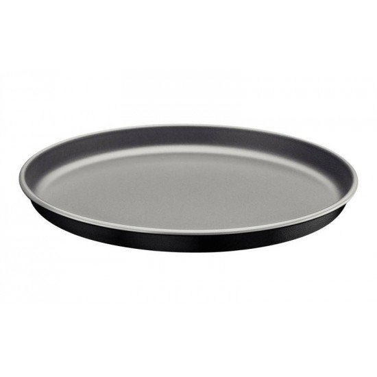 ASSADEIRA PARA PIZZA TRAMONTINA FORMIA EM ALUMÍNIO COM REVESTIMENTO INTERNO E EXTERNO ANTIADERENTE STARFLON MAX PRETO 30 CM 1,8 L