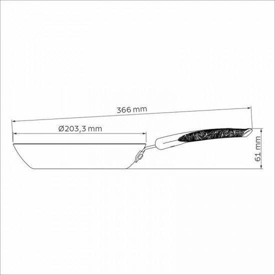 FRIGIDEIRA TRAMONTINA LYF EM ALUMÍNIO COM REVESTIMENTO INTERNO E EXTERNO EM ANTIADERENTE STARFLON MAX VERDE NATUREZA 20 CM 0,8 L